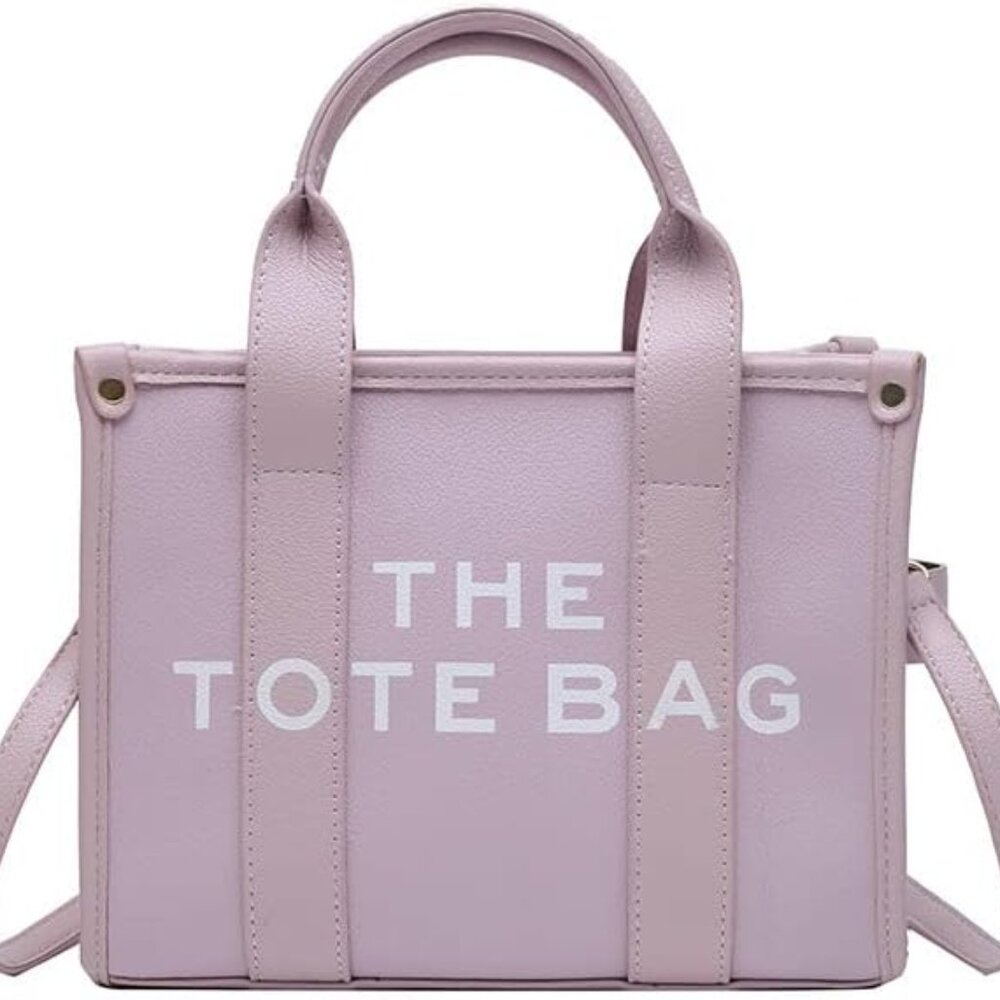 The Tote Bag for Women Leather light purple #811